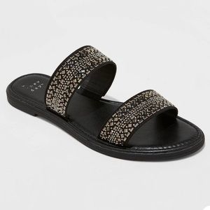 A New Day Slide Kersha Embellished Slide Sandals